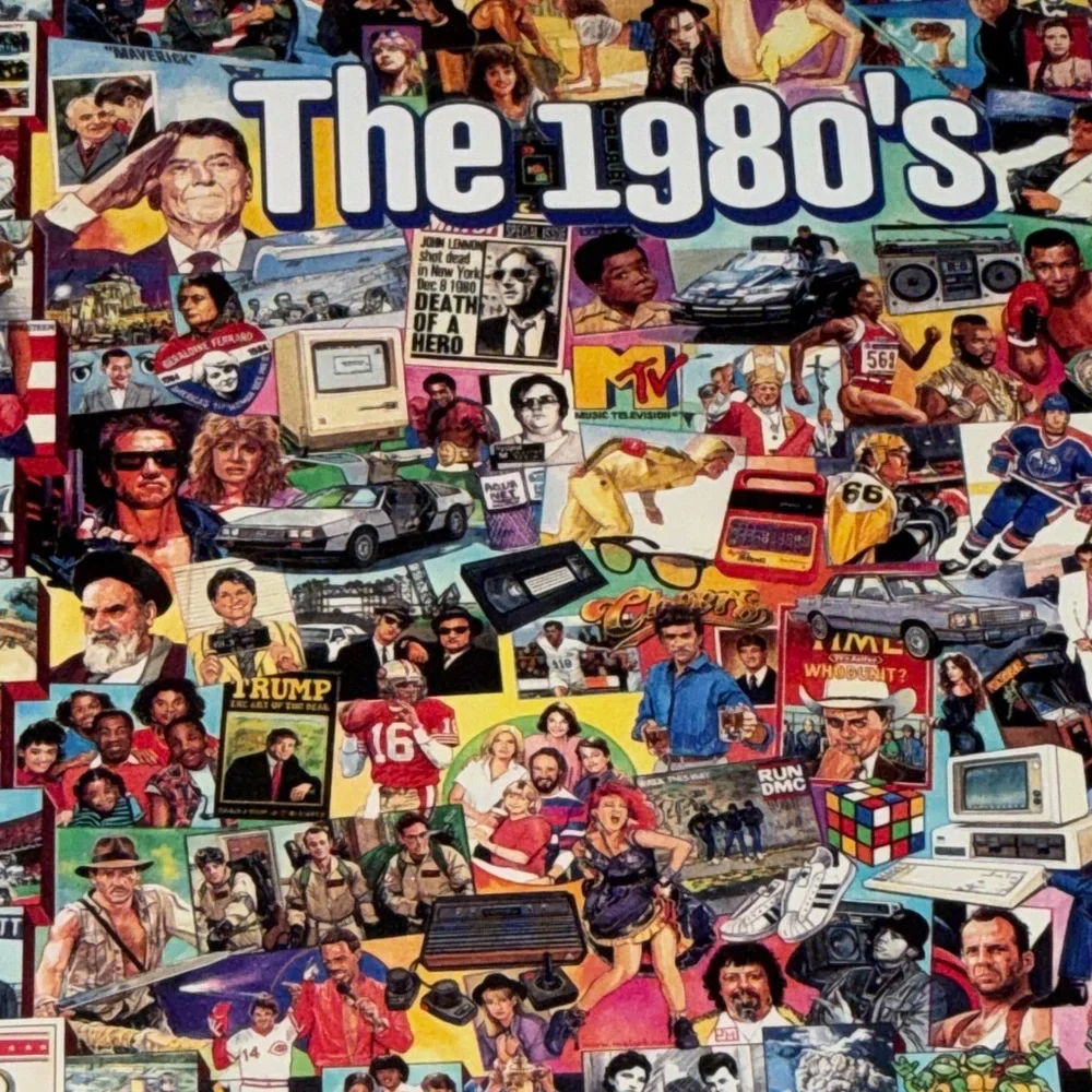 White Mountain 1980's‎ Collage Puzzle NEW